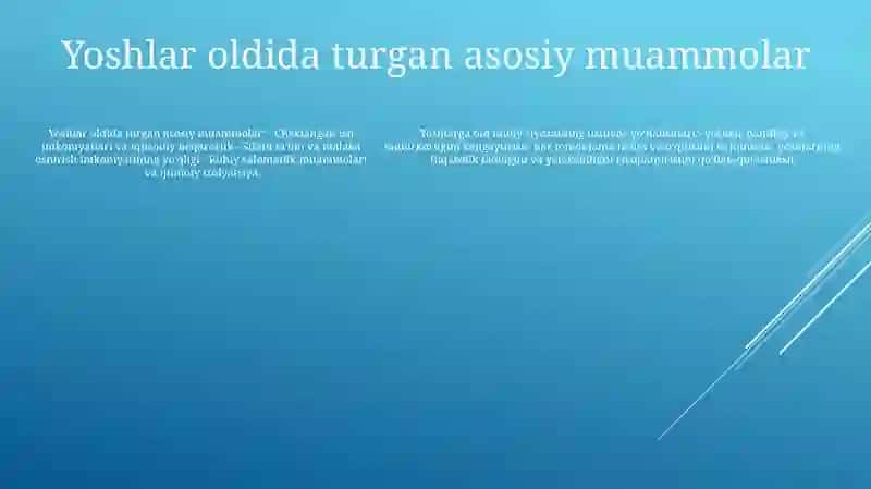 Yoshlarga Oid Davlat Siyosatining Ustuvorlik Jihatlari Va Sabablari 4