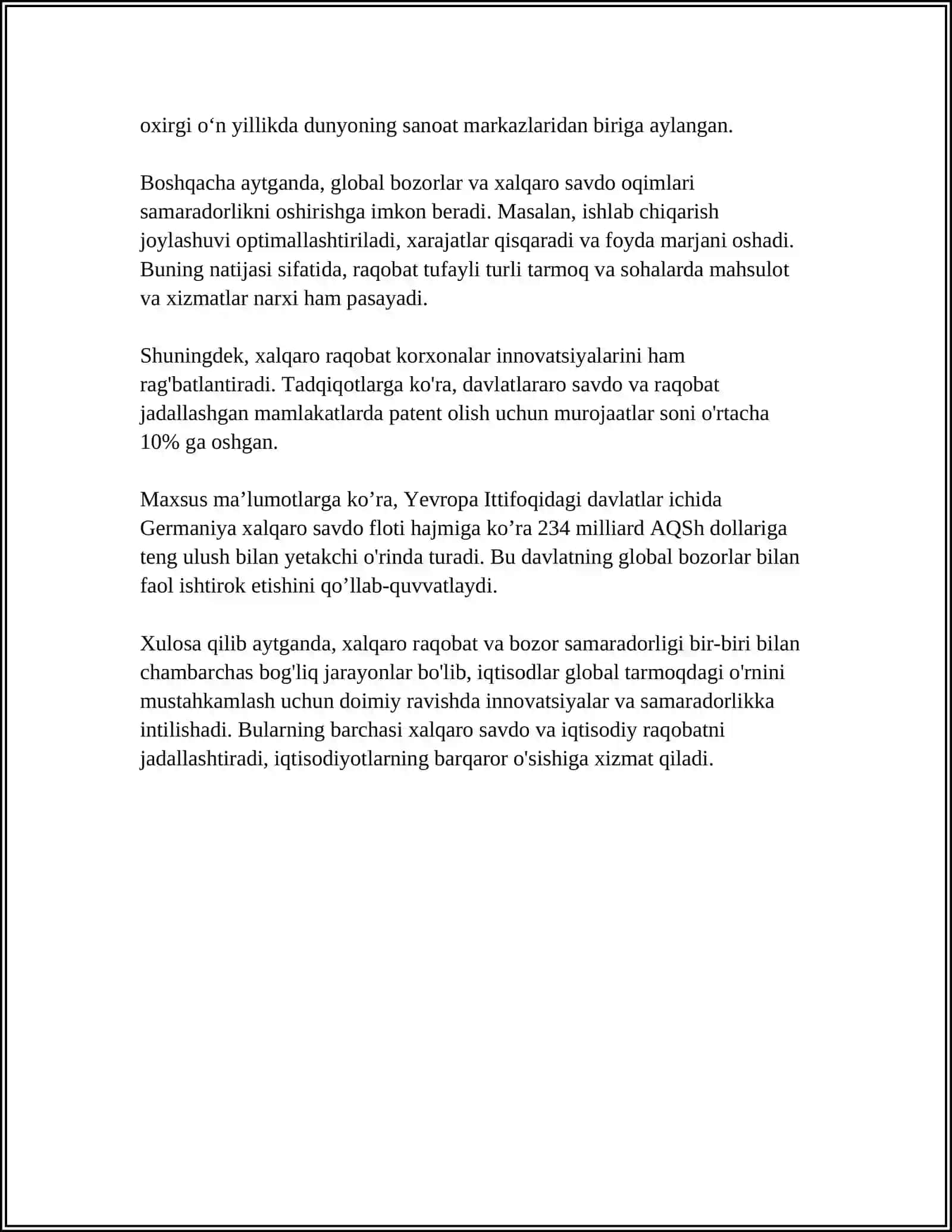 RAQOBATLASHGAN BOZOR SAMARADORLIGI 4