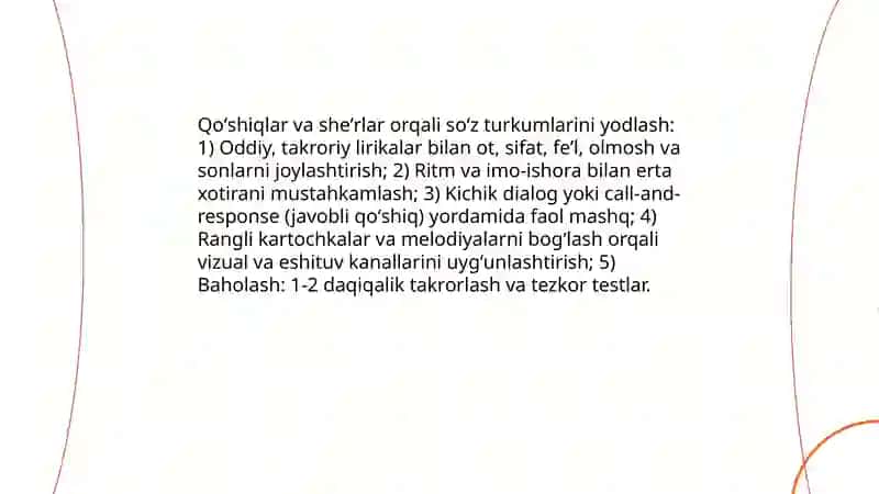 Boshlangʻich sinflarda soʻz turkumlarini oʻrganishda kreativ metod va usullar 4