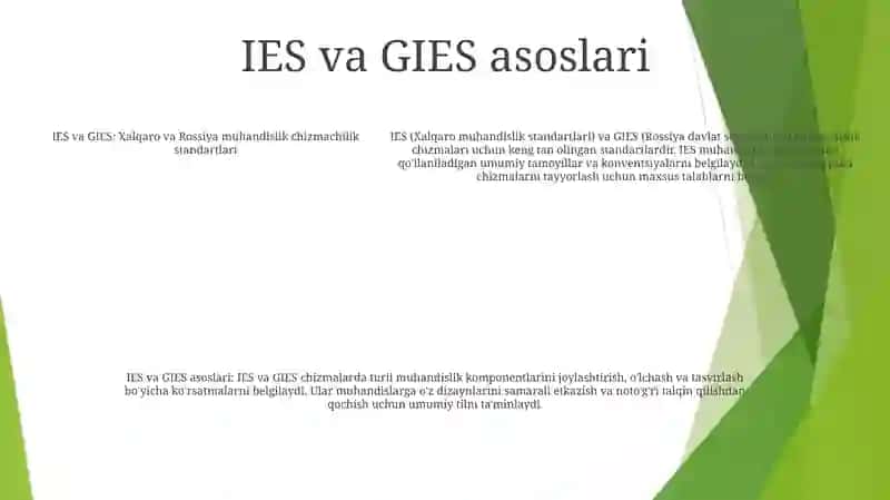 Ies Va Gies Larni Davlat Standarti 4