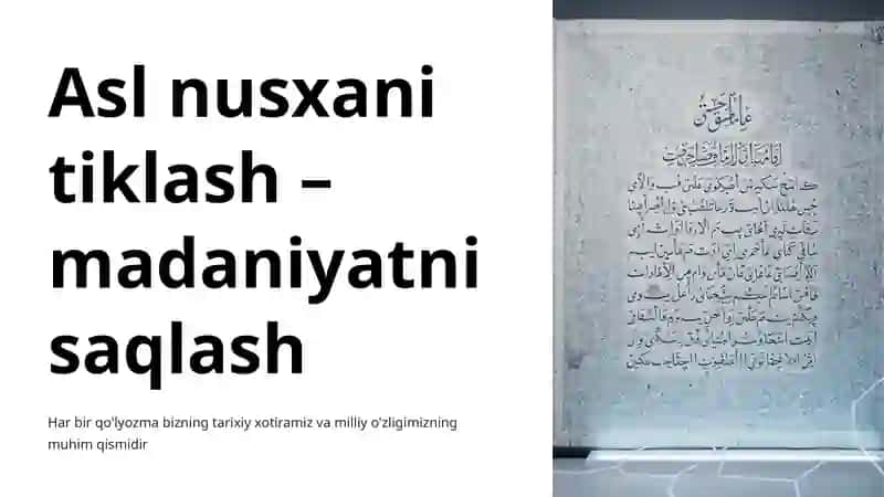 Mumtoz asarlar matni ustida ishlash 4