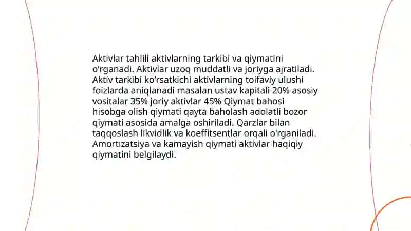 Buxgalteriya balansi tahlili 4
