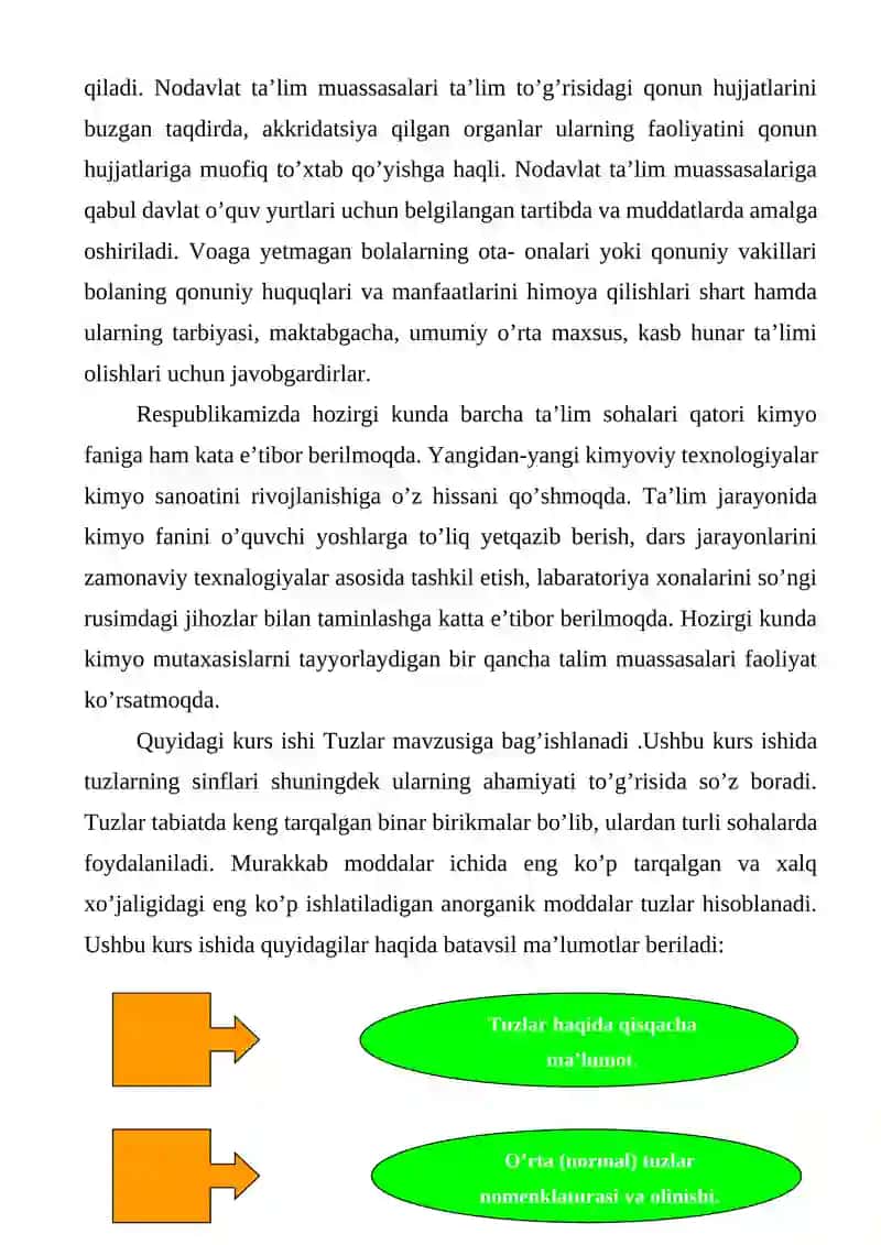 RADIOKIMYO.TABIIY VA SUNIY RADIOAKTIVLIK.TUZLAR TUZLARNING GURUHLANISHI.ORTA NORDIN ASOS QOSH ARALASH VA KOMPLEKS TUZLAR. 4