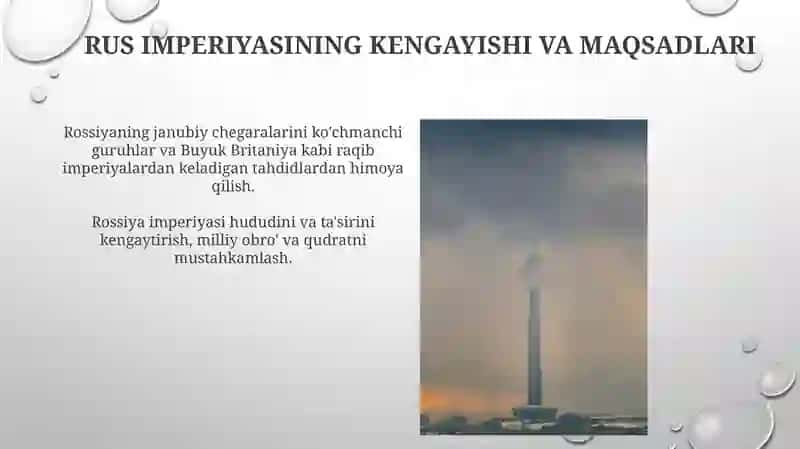 Chor Rossiyasi tomonidan o'rta osiyoning istilo etilishi 4