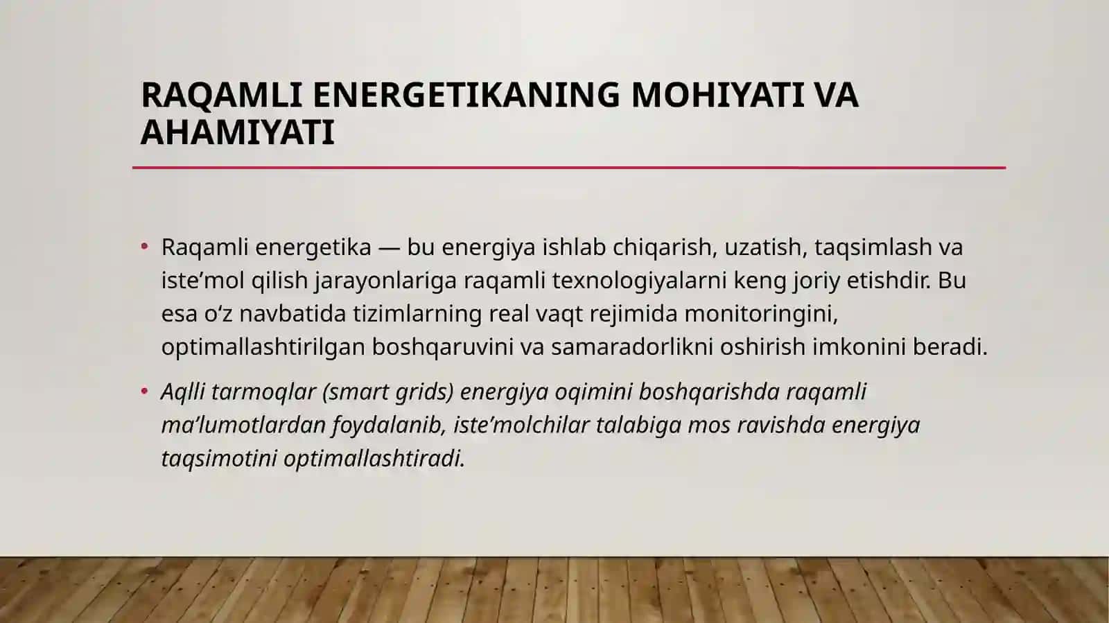 Oʻzbekistondaraqamli energetika siyosati 4
