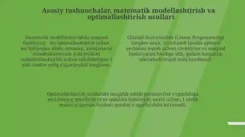 Operatsiyalarni tadqiq qilish (OT) 4