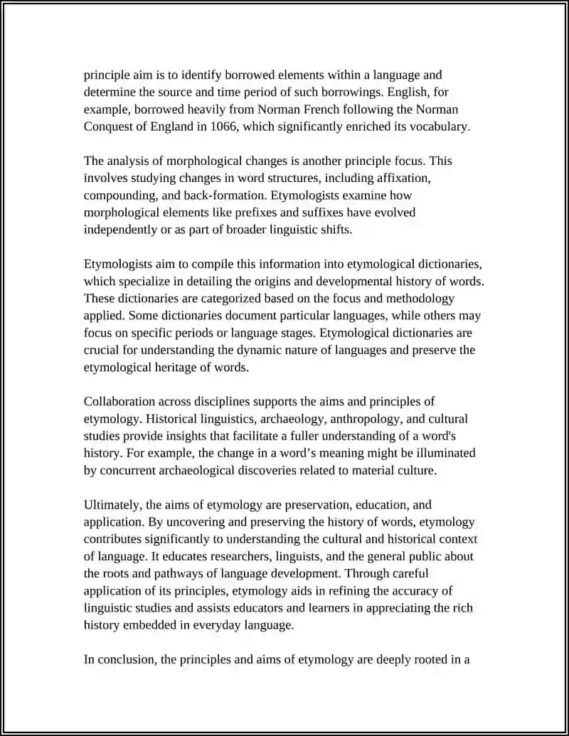 ETYMOLOGY OF WORDS. ETYMOLOGICAL CLASSIFICATION OF DICTIONARIES 4