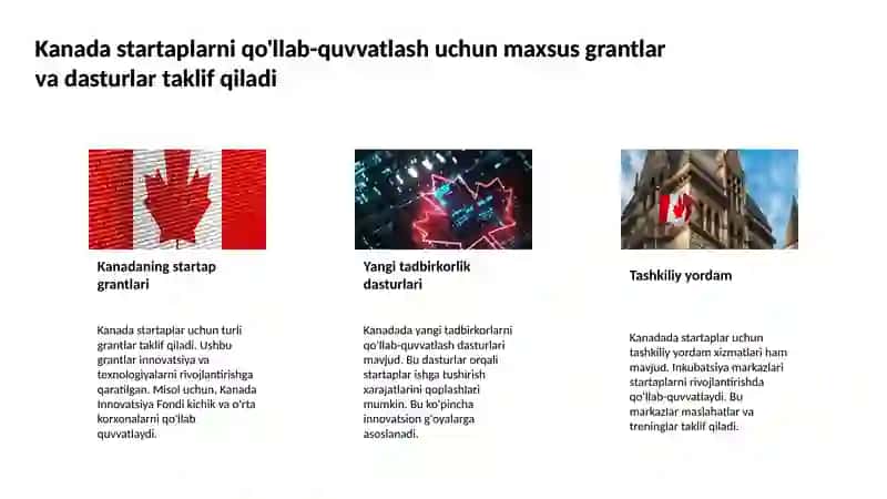Innovatsion iqtisodiyotni Kanada tajribasida rivojlanshi 4