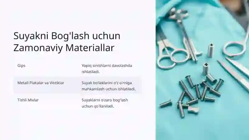 Suyak Sinishida Zamonaviy Davolash Usullari 4