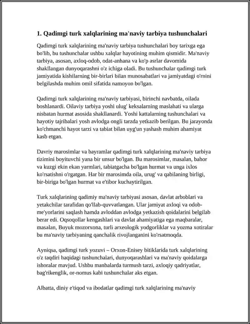 MA'NAVIY TARBIYA TO'G'RISIDAGI ILK TASAVVURLAR 4