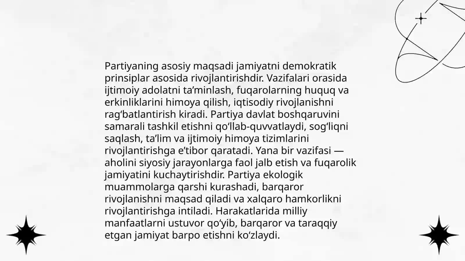 Tadbirkorlar va ishbilarmonlar harakati - O‘zbekiston Liberal demokratik partiyasining tashkil topishi 4