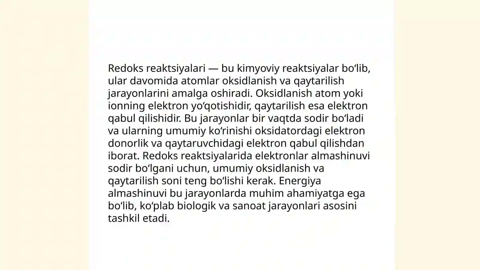 Oksidlanish -qaytarilish usullari asosida titrlash, misning natriy tiosulfat bilan titrlab aniqlash 4