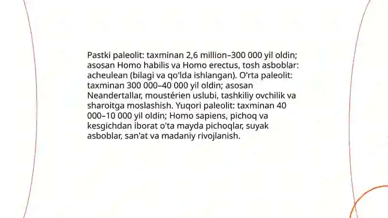 Paleolit davri 4