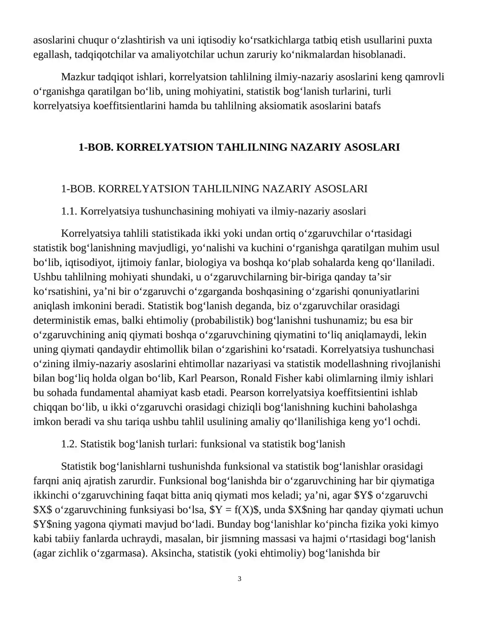 Korrelyatsion tahlil: mohiyati va iqtisodiy ko‘rsatkichlar o‘rtasidagi bog‘lanish. 4