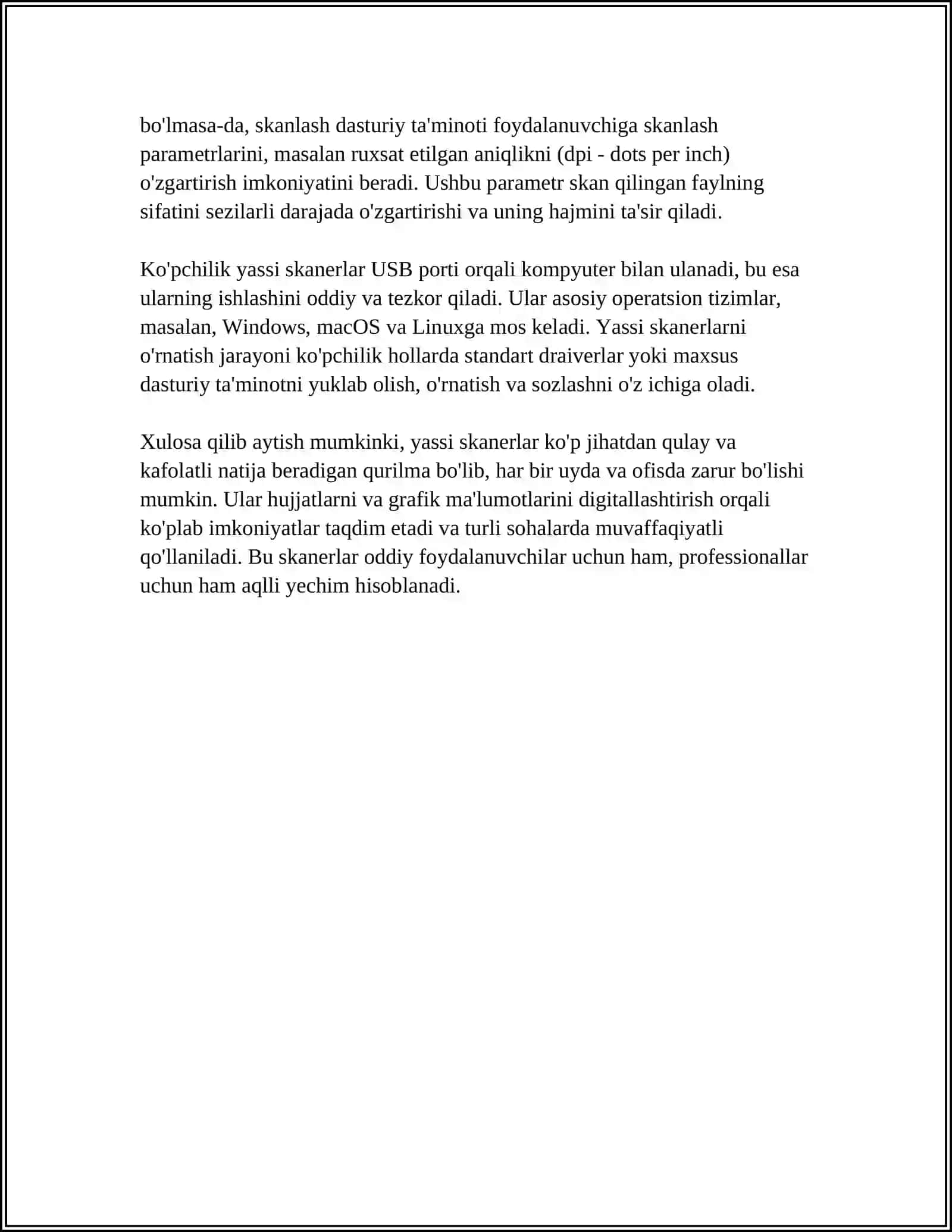 SKANER TURLARI VA ULARNING ISHLASH PRINTSIPI ULARNI ÕRNATISH 4