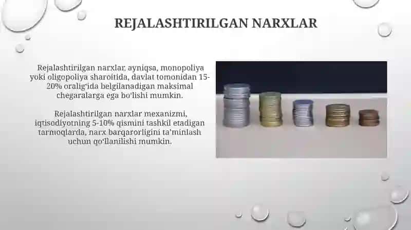 Zamonaviy iqtisodiyotda narxlarning turlari 4