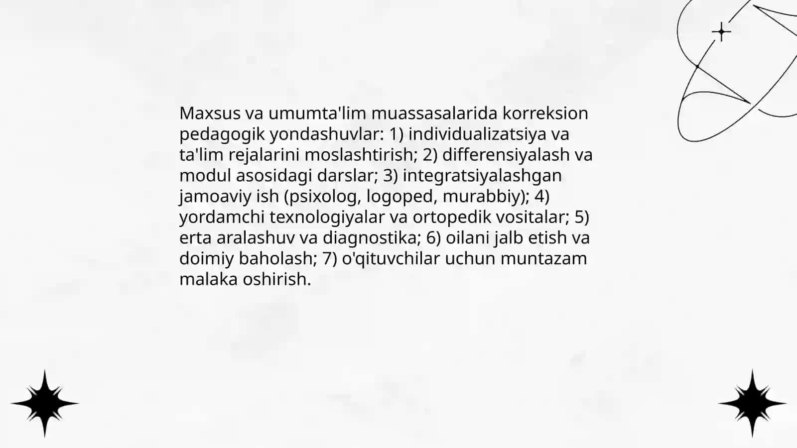 Inklyuziv ta' limda korreksion pedagogikaning oʻrni va roli 4