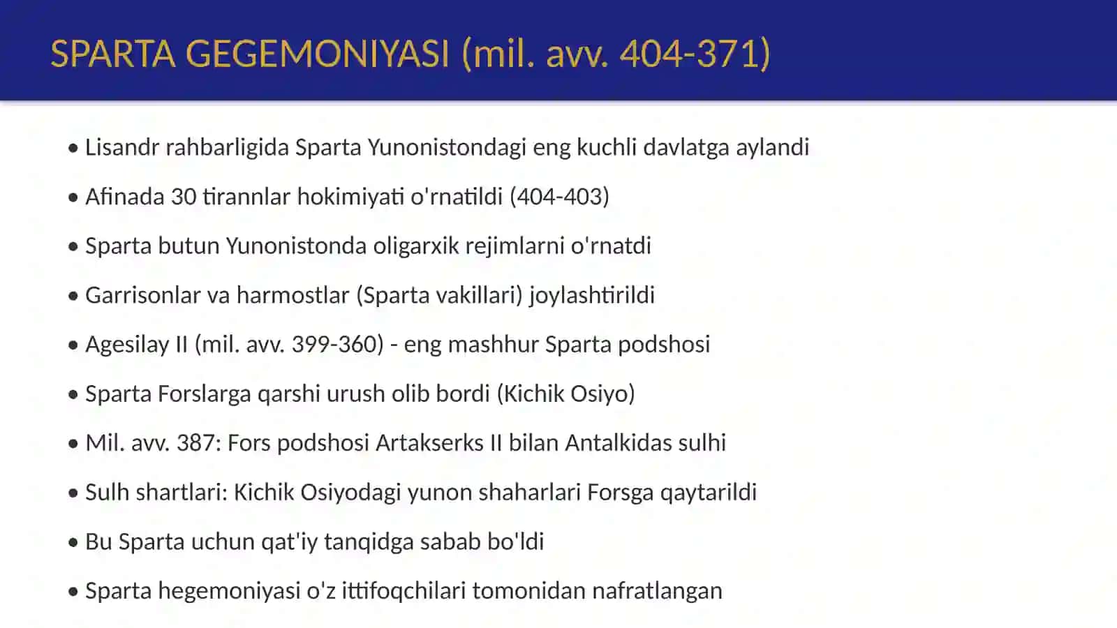 Miloddan avvalgi IV asrning birinchi yarmida Yunonistonda siyosiy vaziyat 4