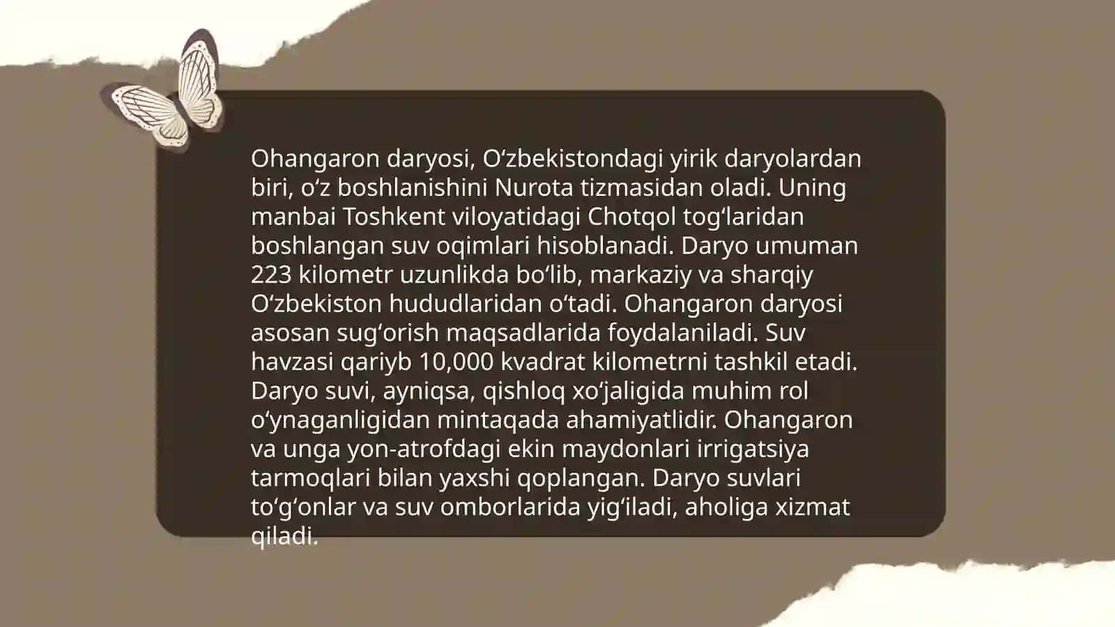 Ohangaron daryosi 4