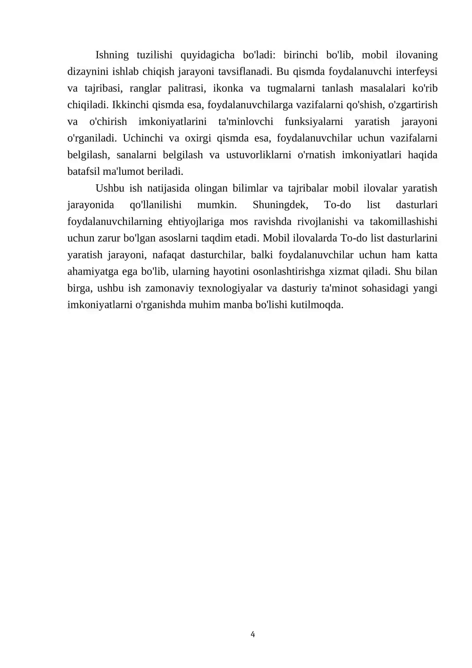 Mobil ilovalarda To-do list (kunlik vazifalar) dasturini yaratish 4