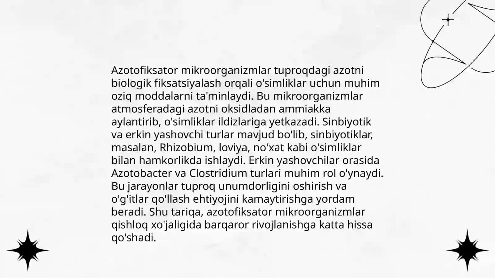 Tuproq bo‘lakchalari usulida azotofiksator mikroorganizmlarni o‘rganish 4