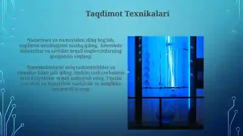 Fizikadan namoyish tajribalarni yaratish va ko'rsatish 4