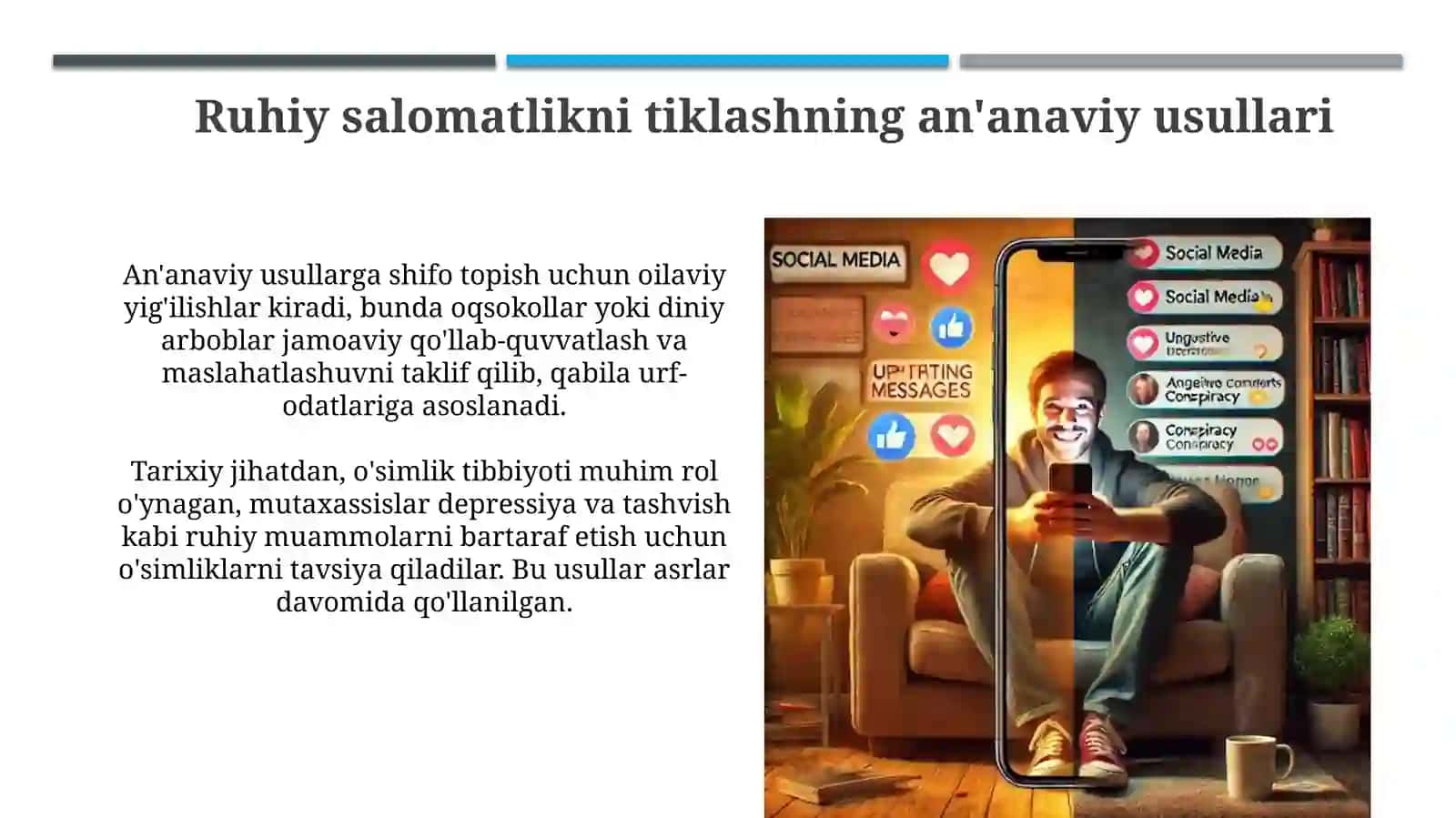 Raqamli va ijtimoiy resurslar orqali ruhiy salomatlikni tiklash 4