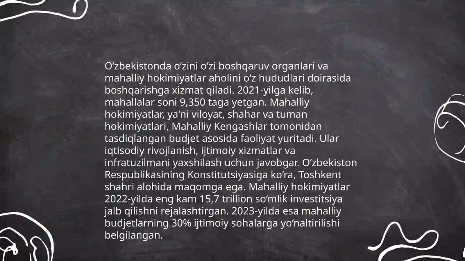 O‘zini o‘zi boshqaruv organlarining faoliyati va ularning jamiyatni demokratlashtirishdagi o‘rni 4