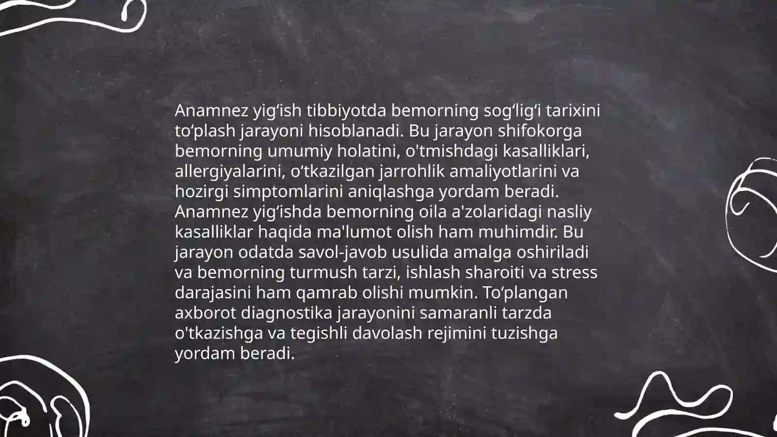 Xirurgik bemorlarni tekshirish operatsiyadan oldingi davr 4