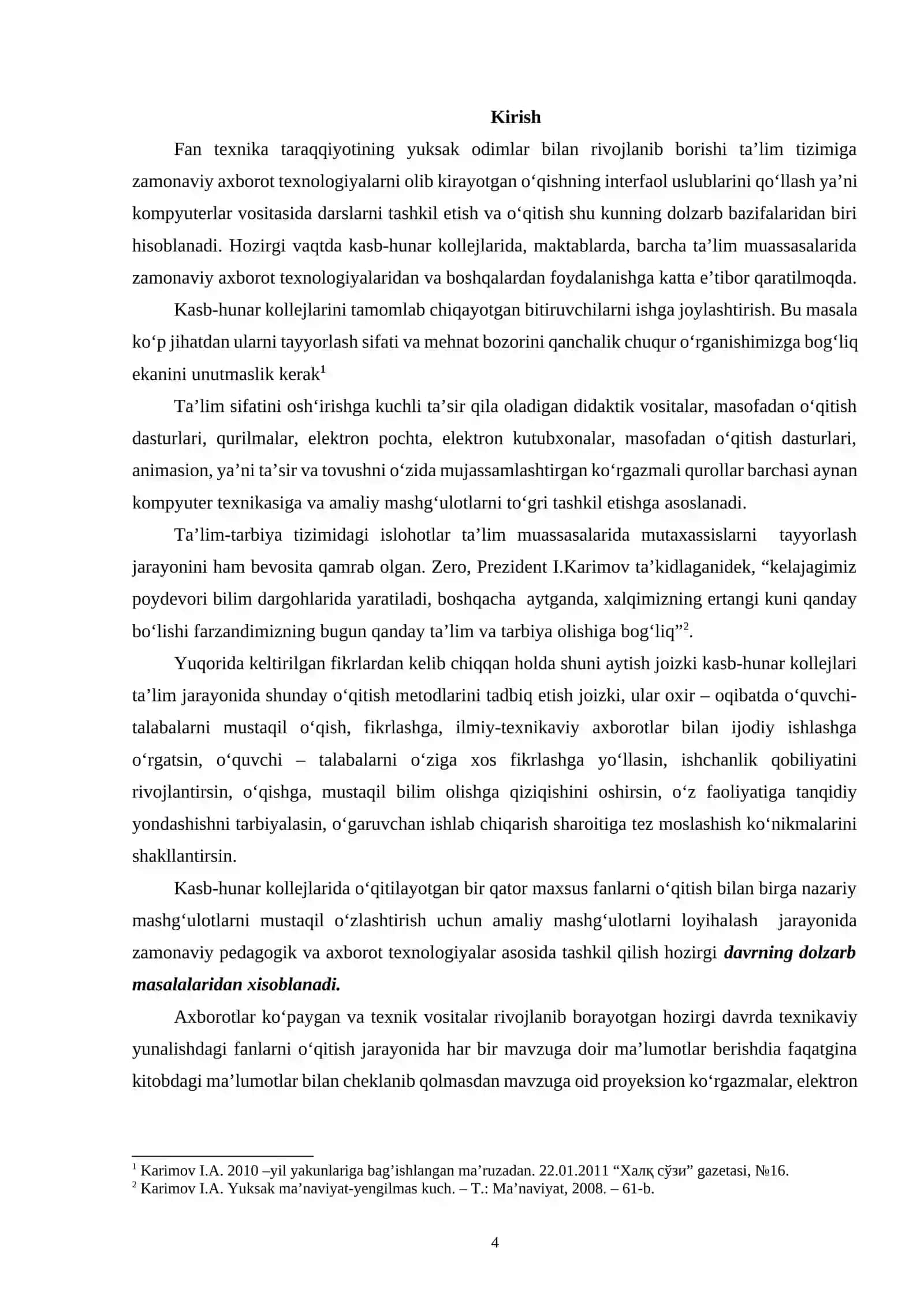 Adrasdan nimcha tikish va o‘zbek milliy keyimlari bitiruv malakaviy ishi 4