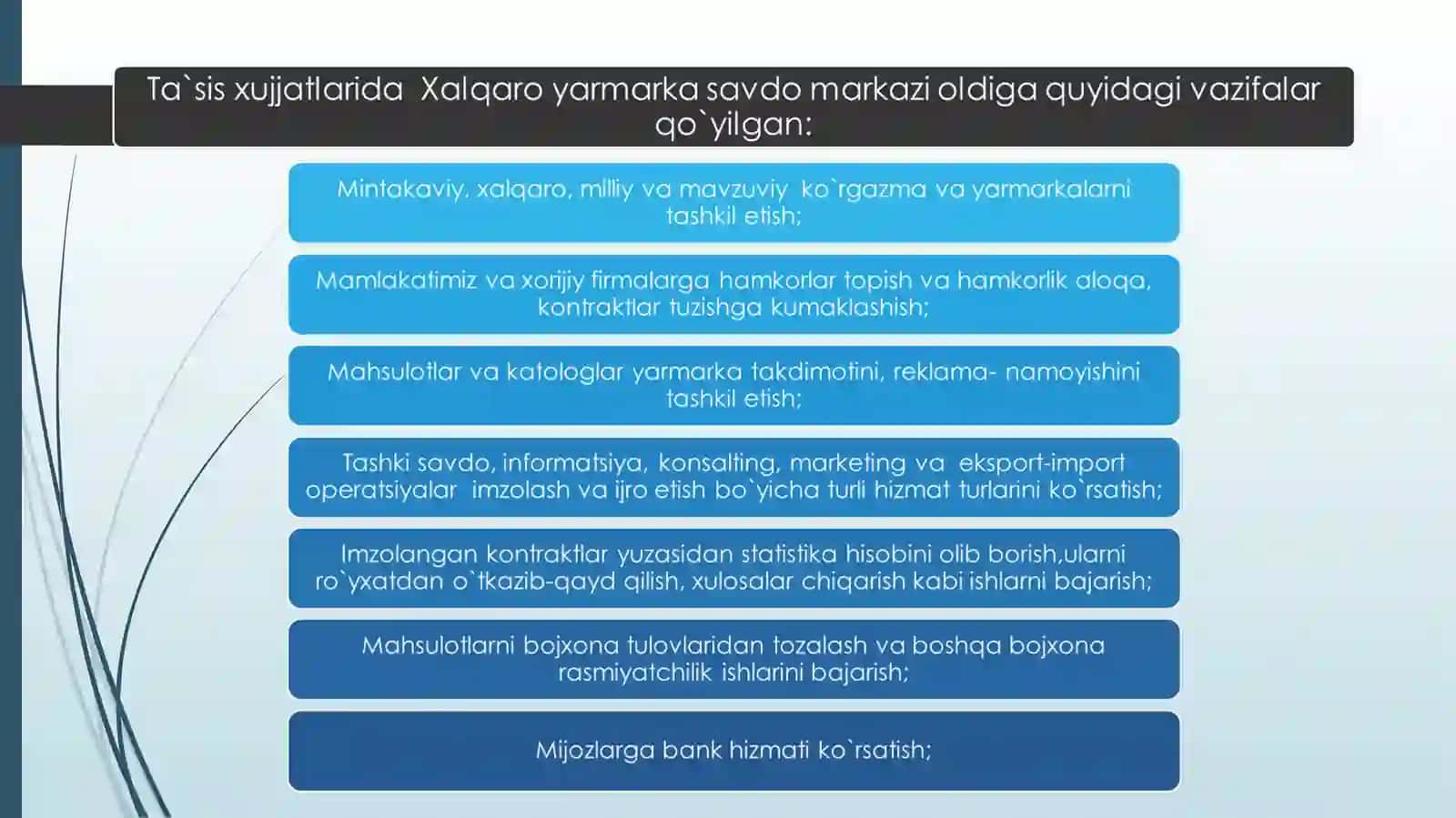 Yarmarka savdоsini tashkil etish tarixi varivоjlanishi tamоyillari 4