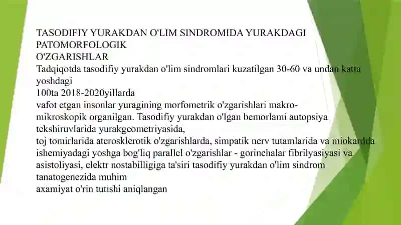 Tasodifiy yurakdan oʻlim sindromi 4