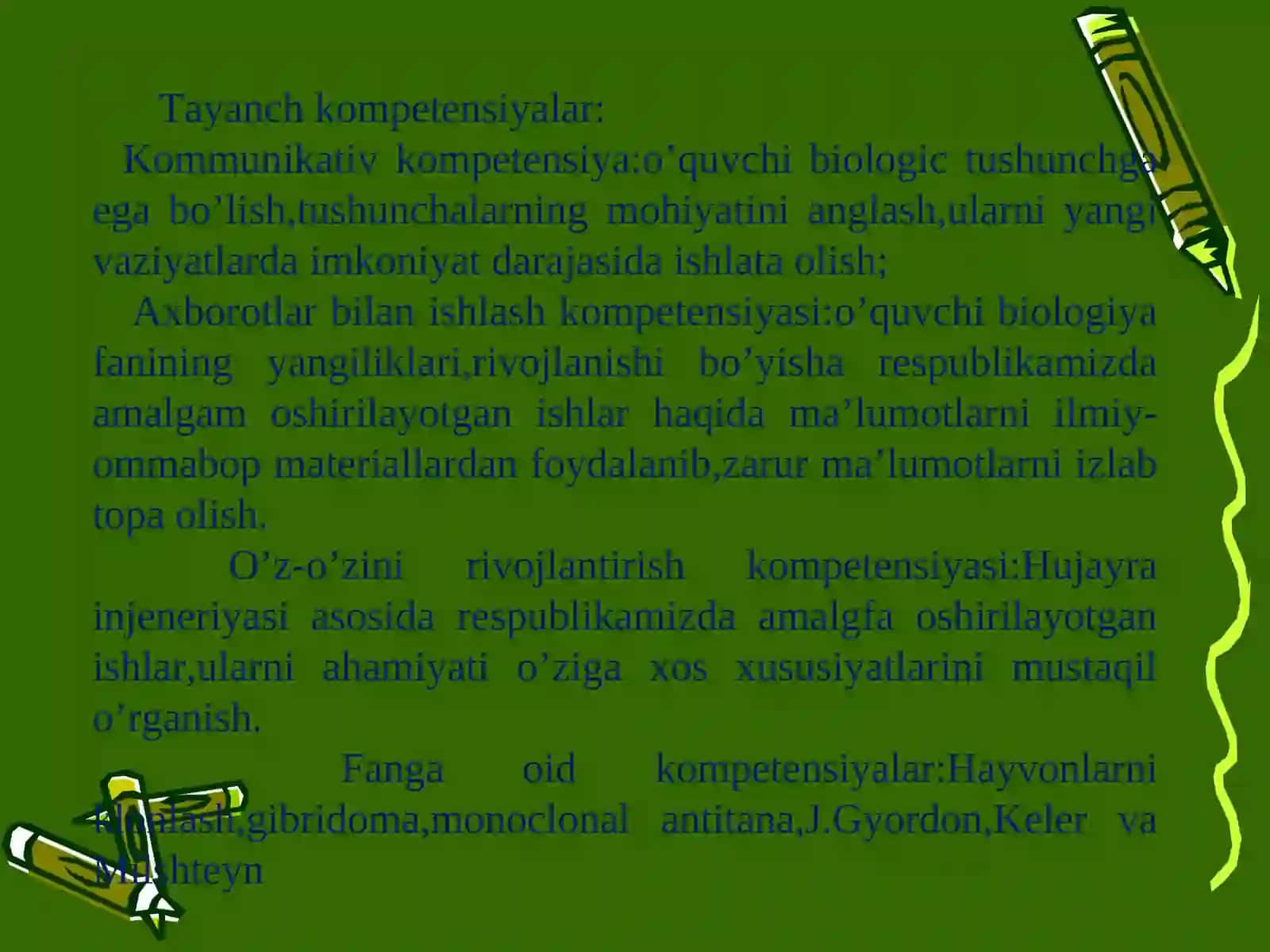 HUJAYRA INJENERIYASI ASOSIDA HAYVONLAR IRSIYATINI O’ZGARTIRISH.GIBRIDOMA 4