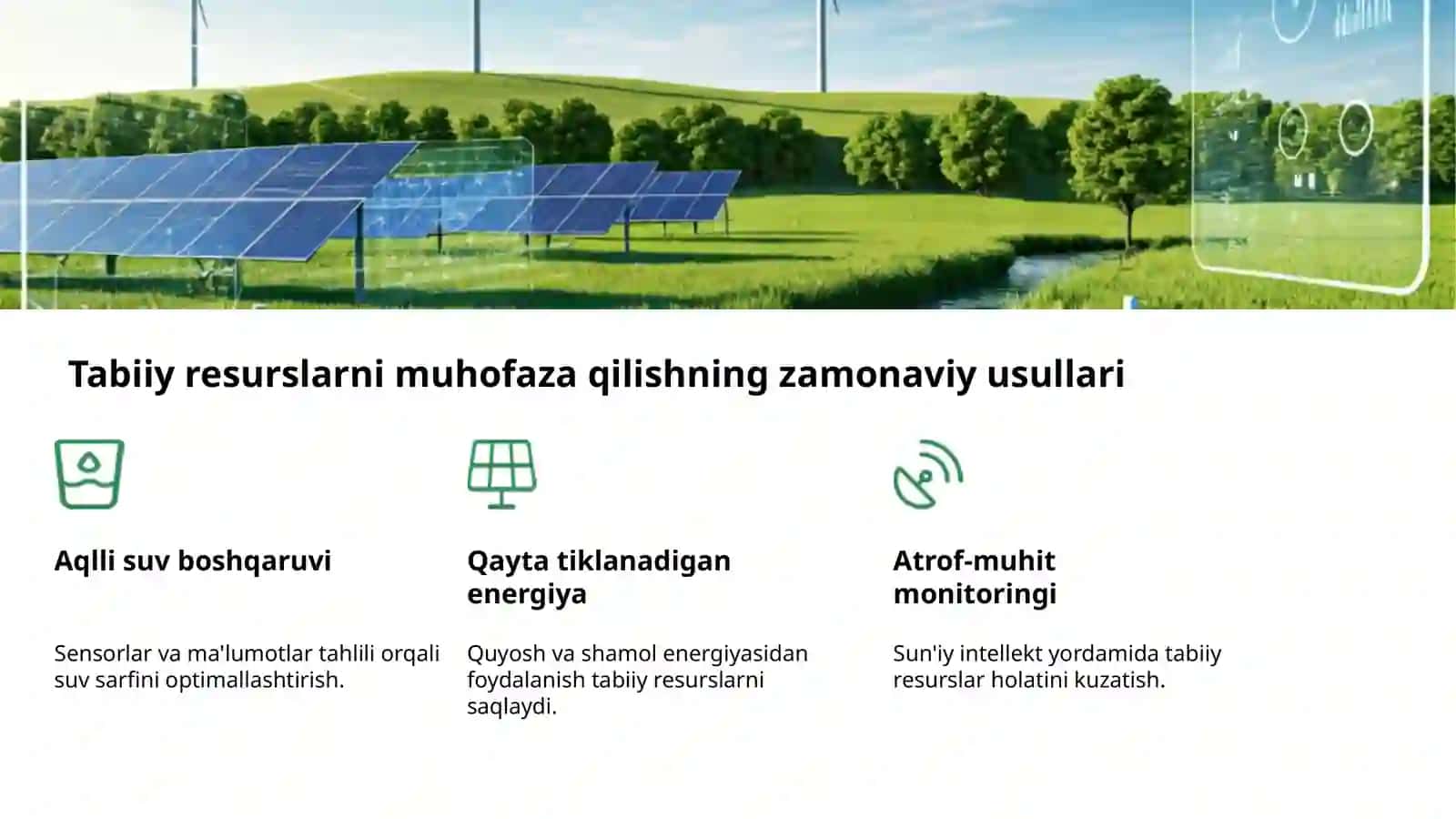 Tabiiy resurslar: oqilona foydalanish va kelajak 4