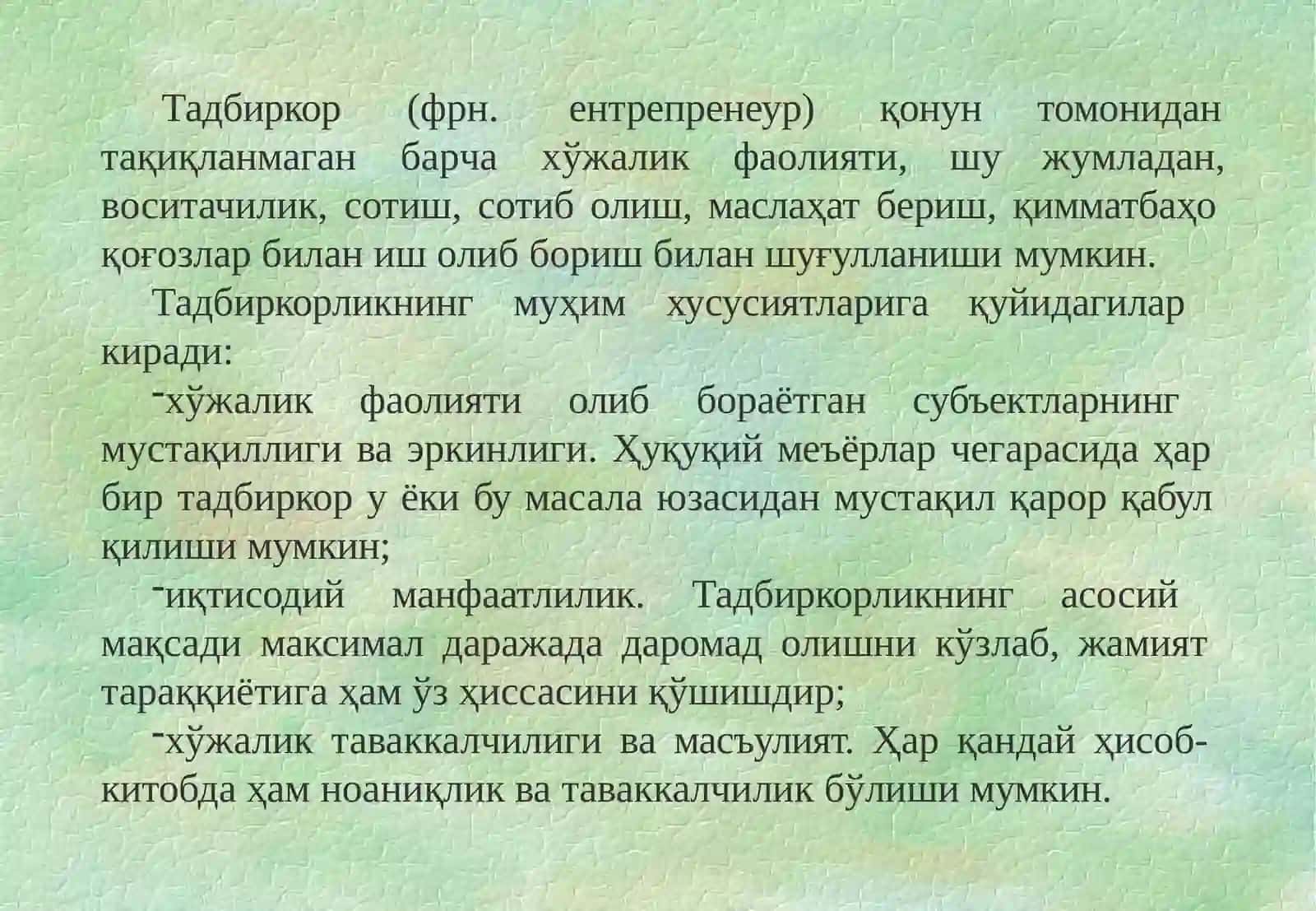 Moliyaviy hisob va hisobot 4