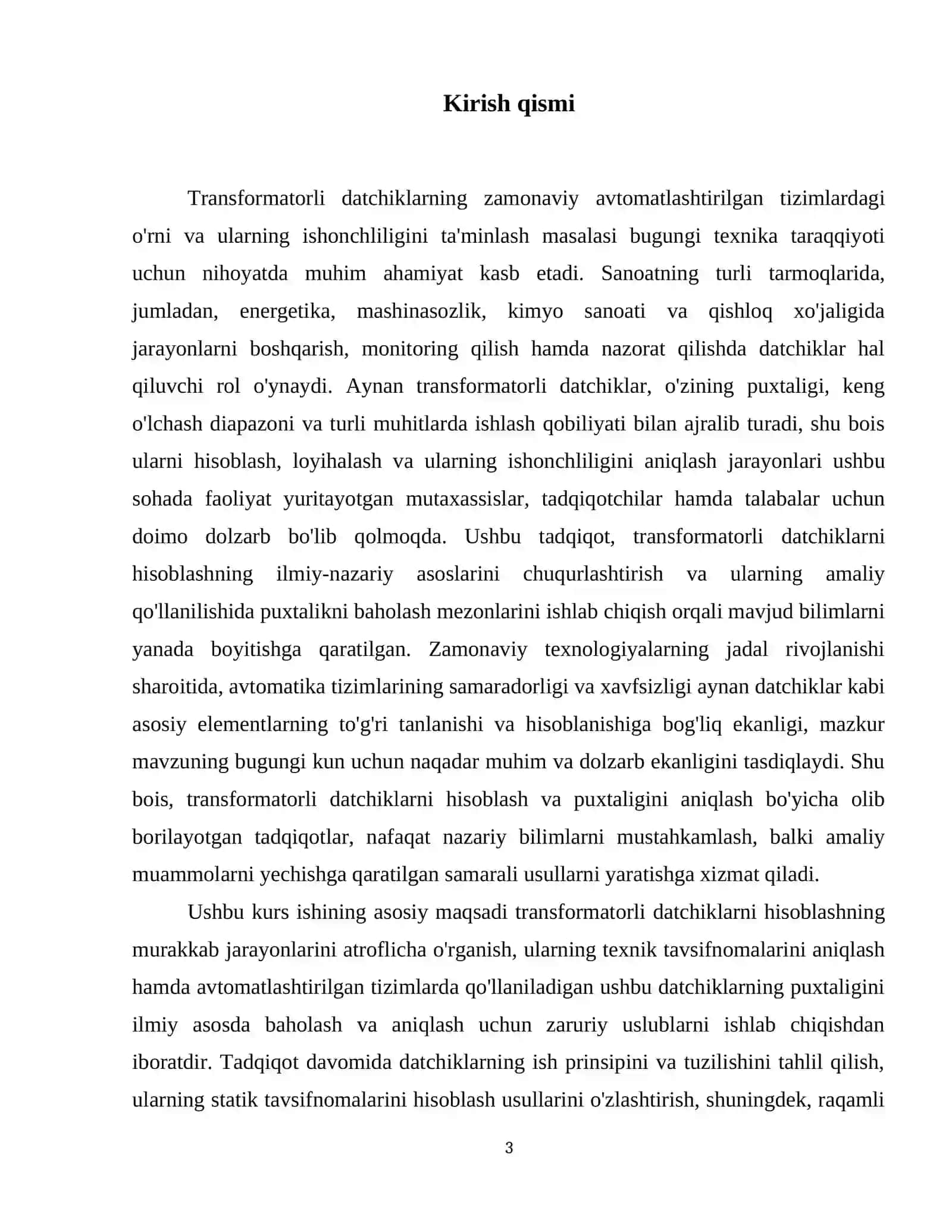 Transformatorli datchiklarni hisoblash va puxtalikni aniqlashy 4