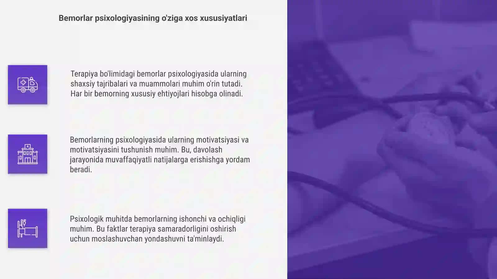 Terapiya bölimidagi bemorlar psixologiyasi 4