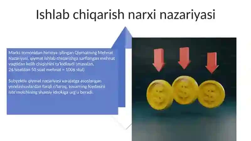 Qiymat to’g’risidagi turli xil nazariyalar 4