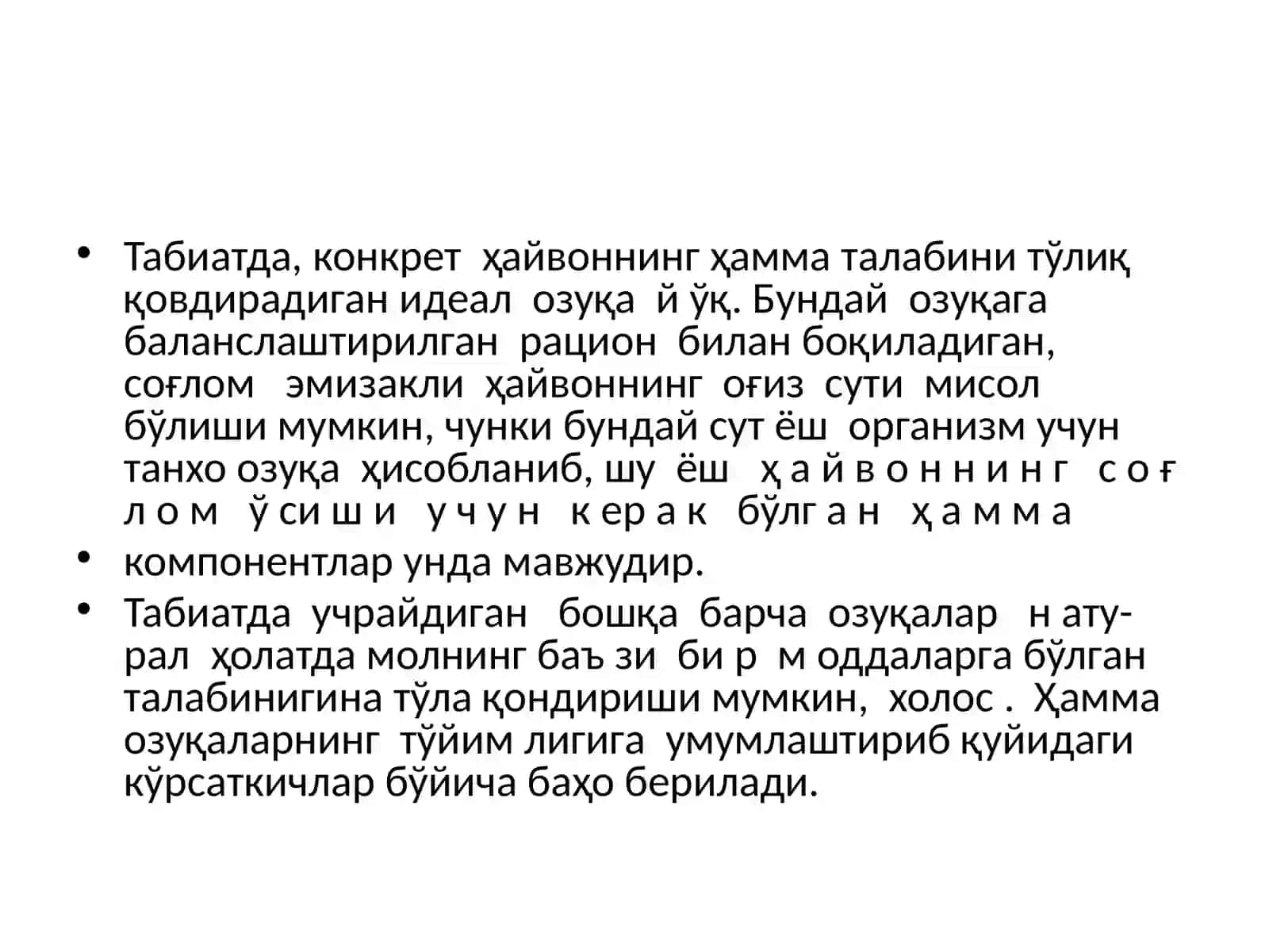 Omixta yemni tarkibini to‘yimliligini o‘rganish 4