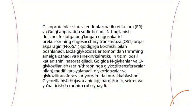 Murakkab oqsillar almashinuvi 4