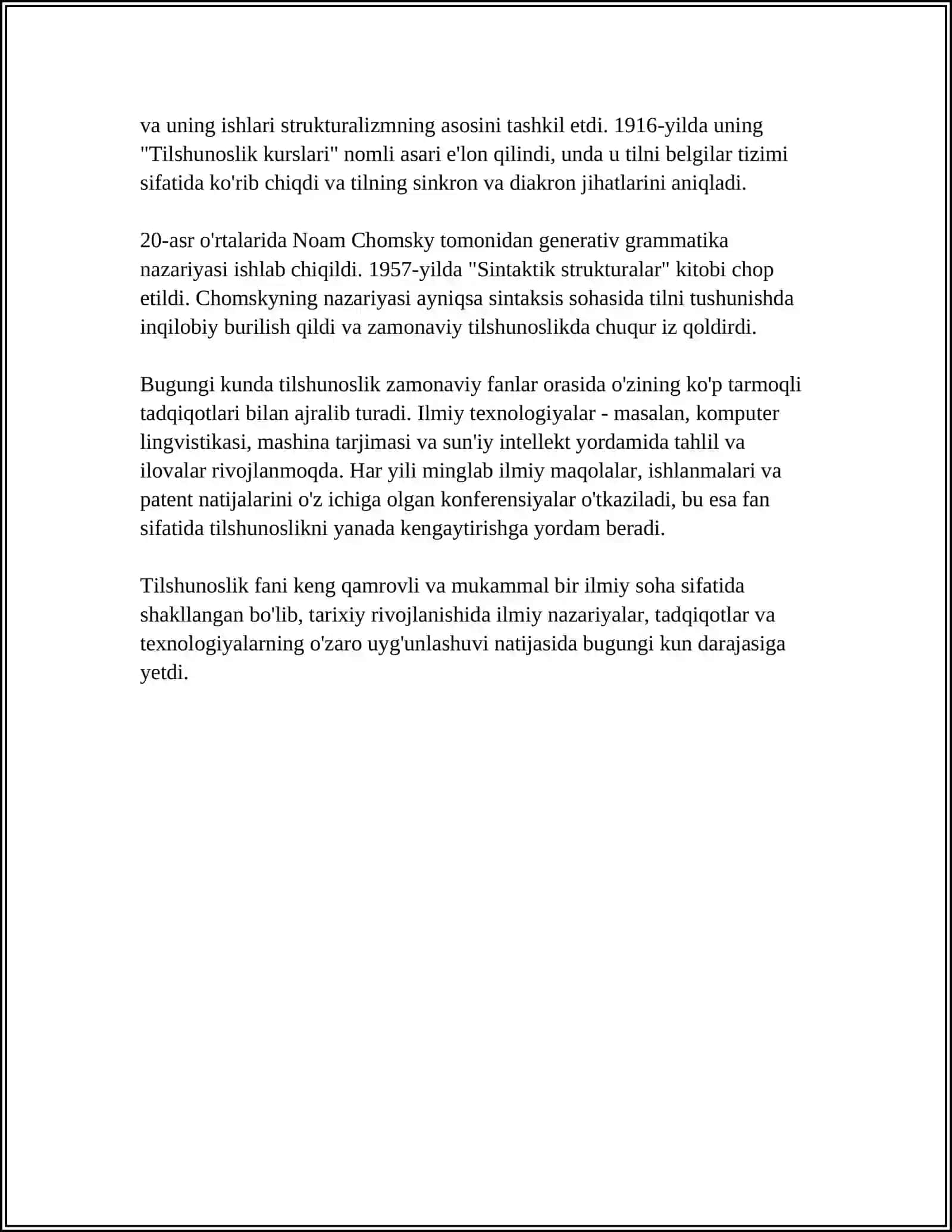 TILSHUNOSLIK FANINING RIVOJLANISHI.NAZARIY VA AMALIY TILSHUNOSLIK O’ZARO BOG’LIQLIGI.AMALIY TILSHUNOSLIK FANINING OBYEKTI,PREDMETI VA MAQSADI 4