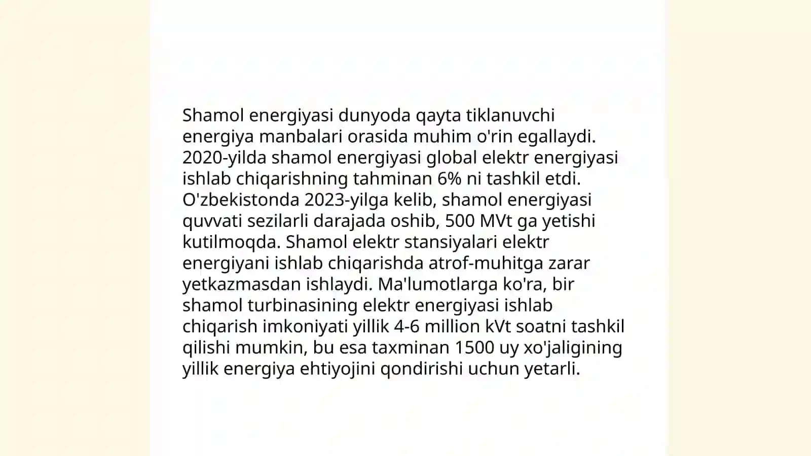 Gibrit Shamol-Quyosh elaktr sitansiyalarini ish rejimlarin takomilashtirish 4