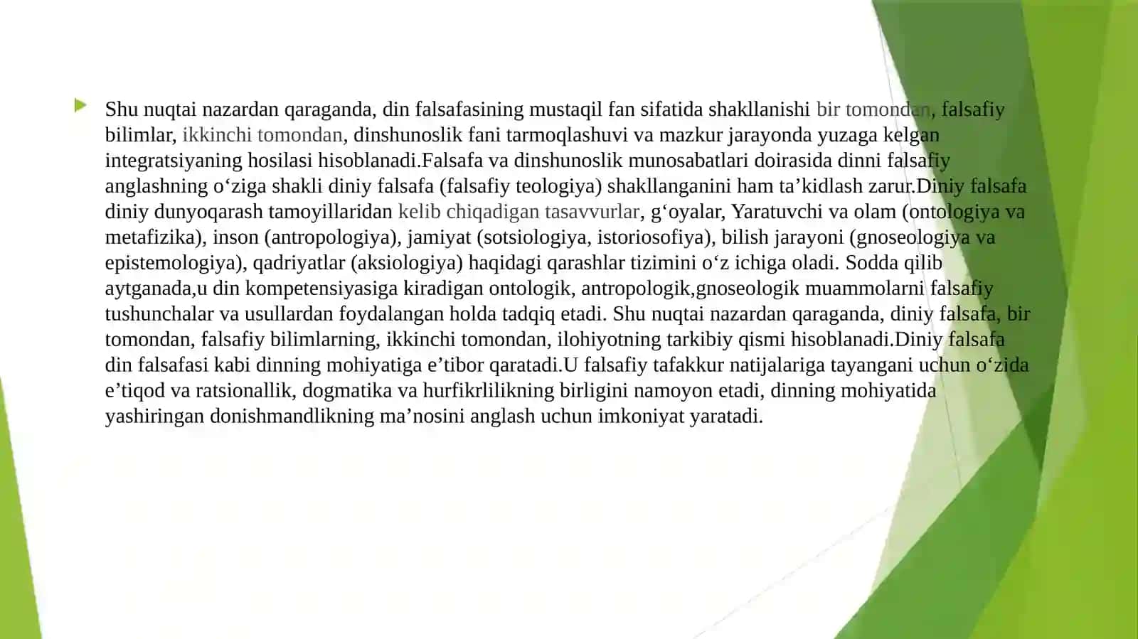 Dinshunoslik va din falsafasi 4