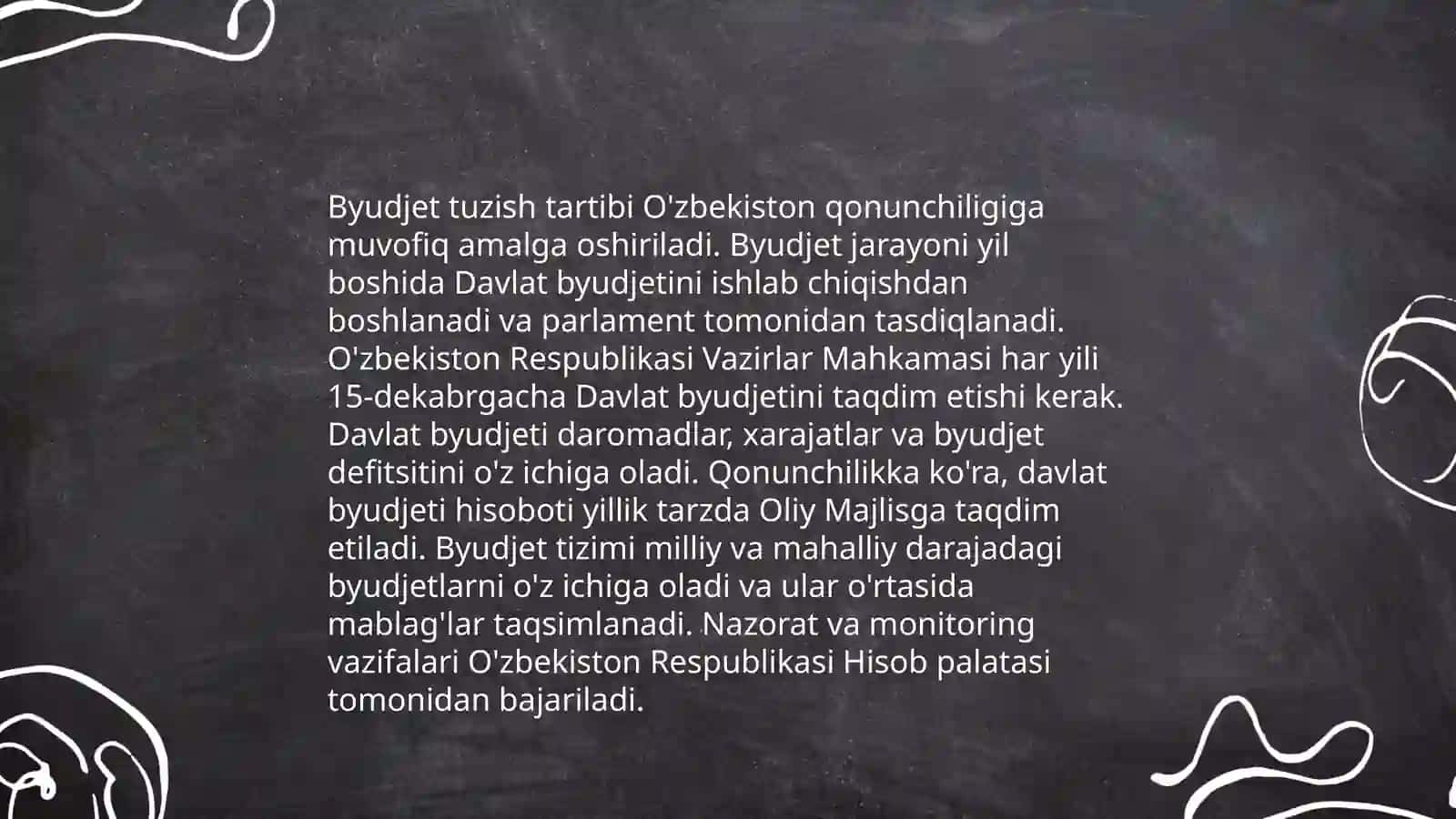 Davlat moliyasi amal qilishining huquqiy asoslari 4
