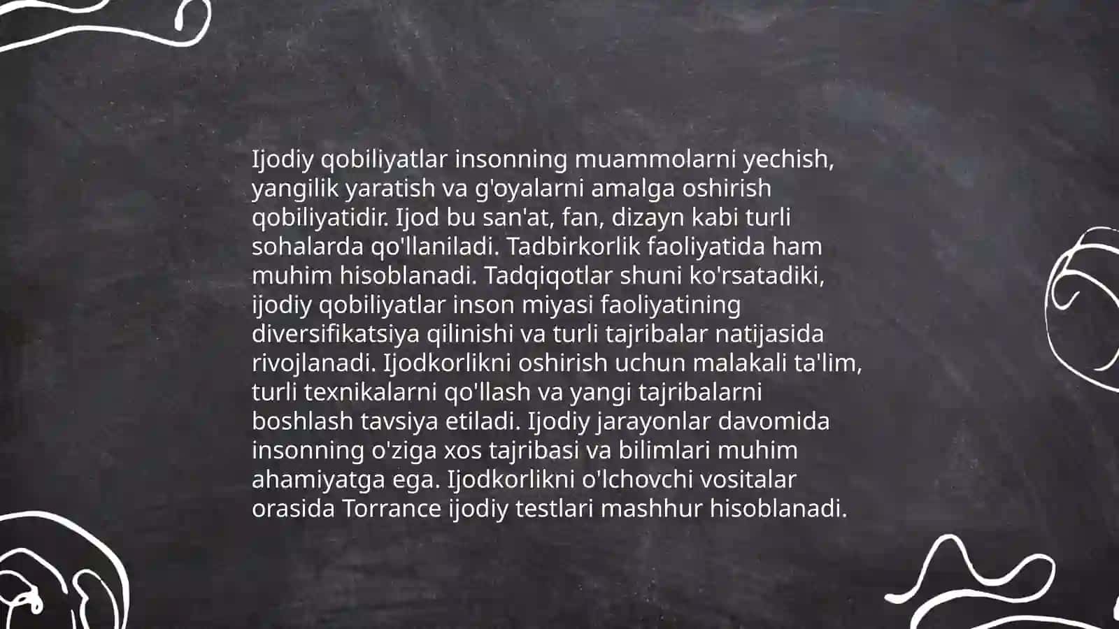 Harakter va Qobiliyat 4