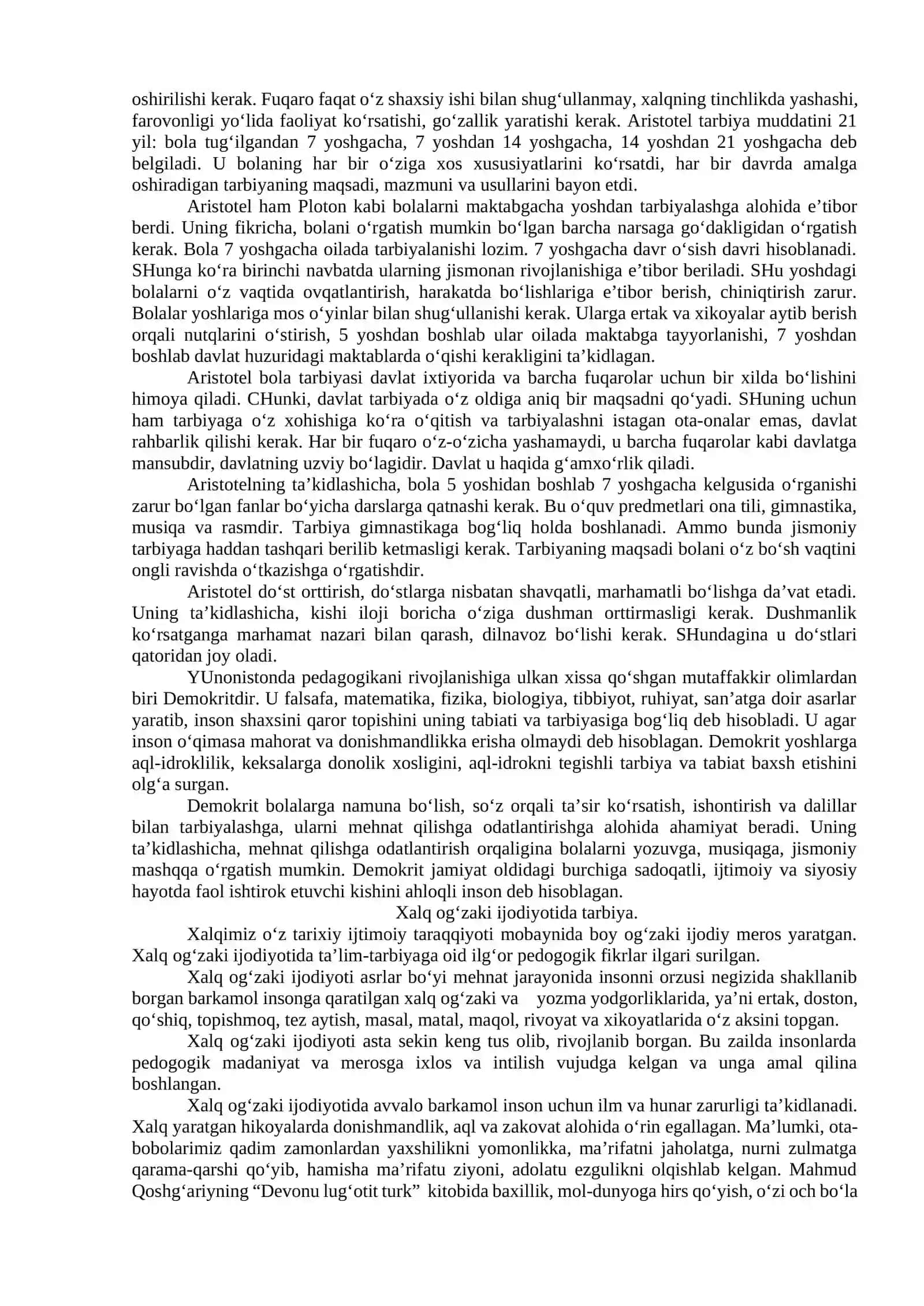 Umumiy pedagogika –ta’lim tarbiya nazariyasi 4