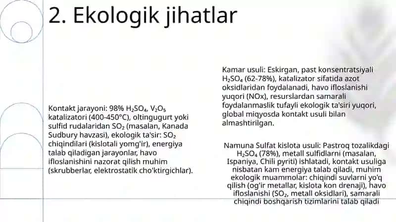 Nam Havzalik Kislota Jarayoni 4