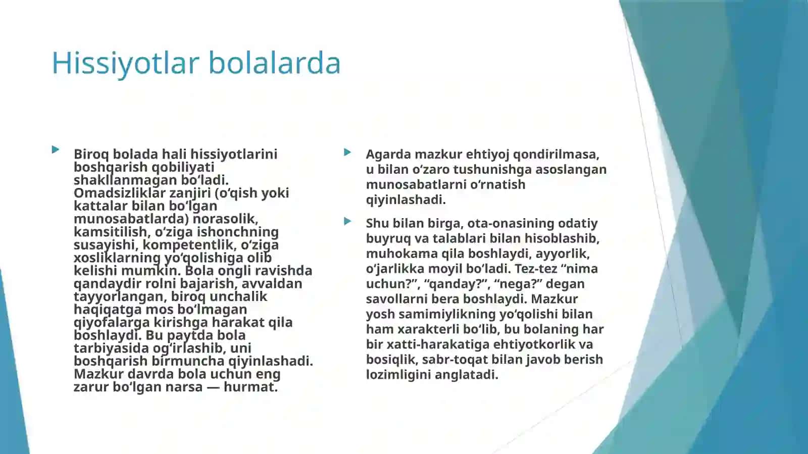 7 yosh inqirozi uning sabablari va alomatlari 4