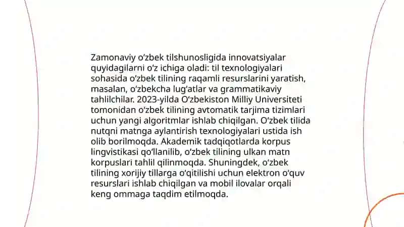 Oʻzbek tilshunosligi taraqqiyot va unda yangi lingvistik paradigmalar 4