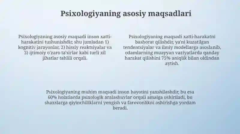 Pisixologiya fanining maqsad va vazifalari 4